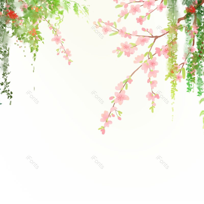 插画图片,花朵元素,鲜花PNG,植物花卉免抠素材